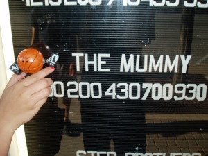See. I'm not joking. The Mummy. It says right there.